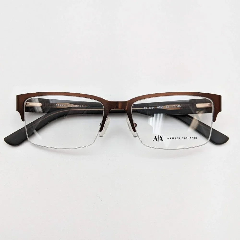 🕶️Armani Exchange AX1014 6058 Eyeglasses 53/17 145 /KAB516🕶️​